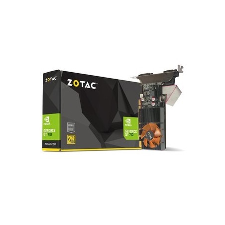 Zotac  GT710 2 GB 2 x PCI 2.0 -Carte graphique LP