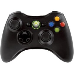 Manette sans fil pour Xbox 360 - noire