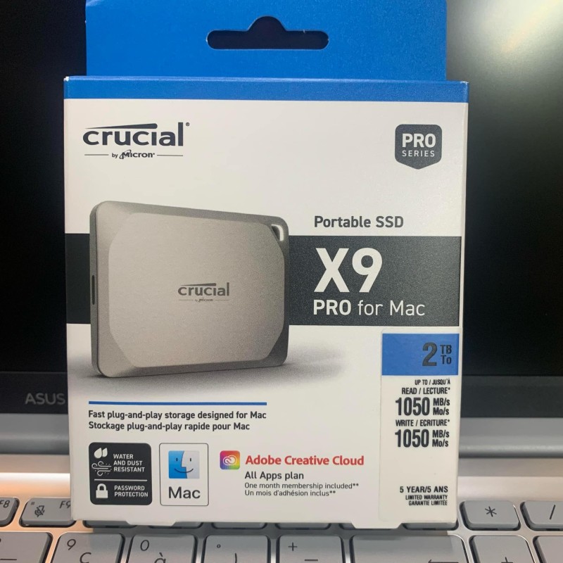 SSD Externe Portable - X9 Pro - 2 To - Compatible Mac - USB 3.0 - CRUCIAL