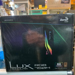 AeroCool LUXRGB750M, RGB Power Supply 750W, Modular,