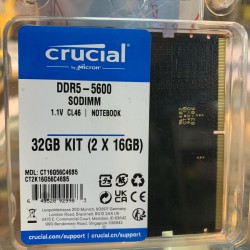 Kit de mémoire Crucial RAM 32 Go (2 x 16 Go) DDR5 5600 MHz