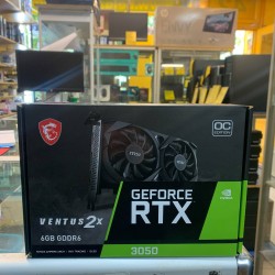 MSI GeForce RTX 3050 Ventus 2X E 6G OC, Carte graphique
