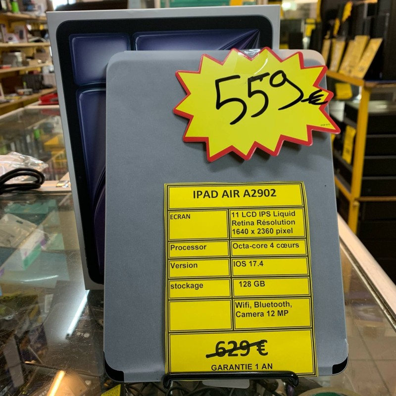 iPad Air 11" M2 Wifi 128Go Gris