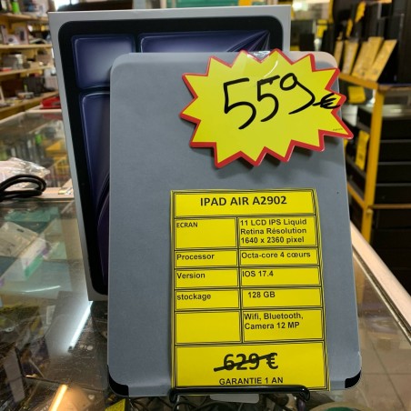 iPad Air 11" M2 Wifi 128Go Gris