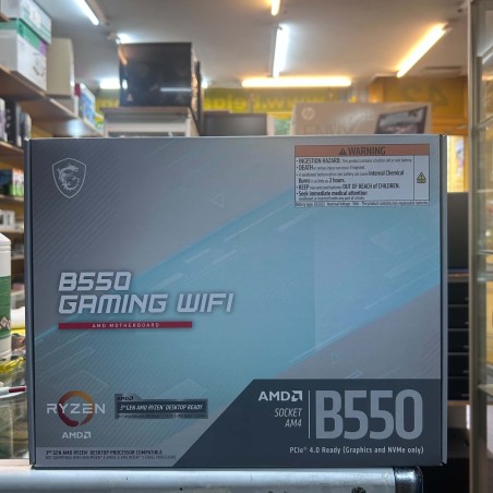 MSI B550 GAMING WIFI carte mère socket AM4