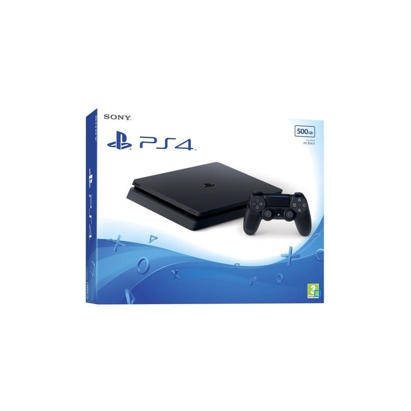 Console PS4 Slim 500Go Noire/Jet Black - Châssis F - PlayStation Officiel / Neuf