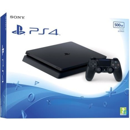 Console PS4 Slim 500Go Noire/Jet Black - Châssis F - PlayStation Officiel / Neuf